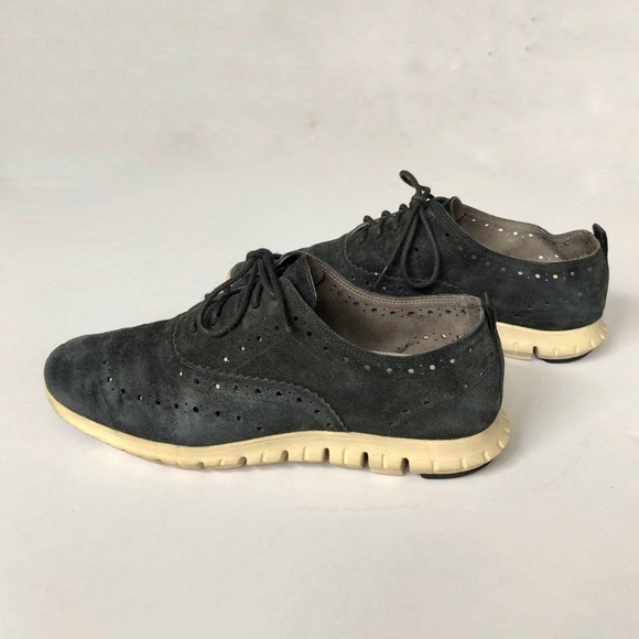 Cole Haan Shoes - Cole Haan Zerogrand suede oxford Wingtips